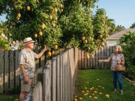 ¿Es tuya la fruta que cuelga sobre la cerca? La ley de Florida lo aclara