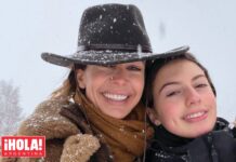 Juliana Awada Disfruta de la Nieve en Patagonia Junto a Su Hija