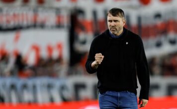 Eduardo Coudet celebra su primer triunfo en River: «Tenemos un equipazo»
