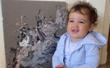 Increíble historia de un bebé prodigio: el artista más joven en recibir un récord Guinness