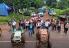 Yerbateros de Misiones Realizan Protesta Durante Visita de Javier Milei
