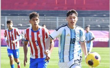 Argentina Sub 19 inicia su camino en los Juegos Suramericanos con derrota frente a Paraguay