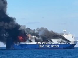 Incendio en Ferry Griego: 29 Personas Evacuadas con Éxito