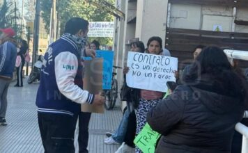 Cooperativistas se manifiestan en el Municipio por pagos y contratos