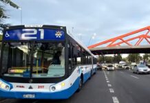 Caos vehicular en la Avenida General Paz por colectivo averiado