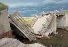 Esperan por la reconstrucción de un puente clave tras 220 días de interrupción en la circulación
