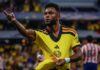 ¡Golazo de chilena! Miguel Borja rescata a América en el clásico ante Chivas