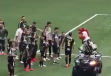 Festejo polémico: Atlético Mineiro se burla de Santos tras el triunfo en penales
