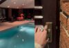 Descubren una puerta oculta en su piscina y revelan un sauna inesperado