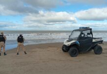 Intenso operativo de búsqueda por dos kayakistas desaparecidos en la costa