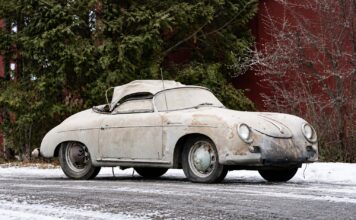 Un Porsche de 1955, vendido por más de 145 mil dólares, revive su historia tras 50 años de abandono