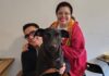 Sakura: La perra rescatada que encontró su hogar en una jornada de adopción