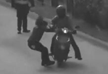 Motociclista ebria atropella a sargento y escapa, pero es detenida