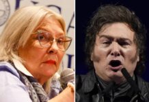 Elisa Carrió denuncia a Javier Milei por abuso de autoridad y violencia de género
