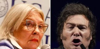 Elisa Carrió denuncia a Javier Milei por abuso de autoridad y violencia de género