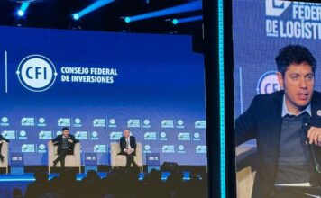 Kicillof impulsa el Canal Magdalena como clave para la logística argentina