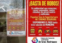 Comerciantes de General Rodríguez Amenazan con Suspender Pago de Tasa de Seguridad
