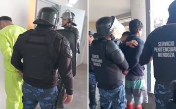 Presos que tomaron rehén a penitenciario en Mendoza son trasladados a máxima seguridad