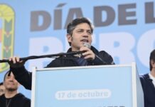 Kicillof en el Día de la Lealtad: «El peronismo regresará al poder en Argentina»