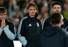 Franco Mastantuono: «Messi debería continuar en la Selección Argentina»