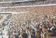 Cánticos de protesta en la despedida de Messi: hinchas se pronuncian contra Chiqui Tapia