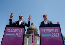 Los Hermanos Passaglia Inician su Campaña con una Caminata en San Nicolás