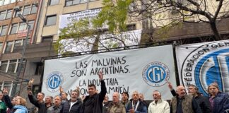 La CGT se moviliza en defensa de la industria nacional y postergan decisión sobre paro general