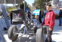 Un joven inventor argentino construye un tractor con piezas recicladas y sueña con la automatización