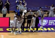 ¡Escándalo en el básquetbol mexicano! Jugadores de Dorados se enfrentan a golpes en pleno partido