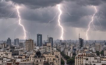 Se aproxima un bloqueo atmosférico que prolongará el mal tiempo en el AMBA