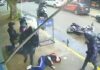 Impactante persecución termina con dos motochorros heridos y detenidos en Ramos Mejía